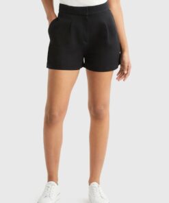 PLEATED TAILORED SHORTS