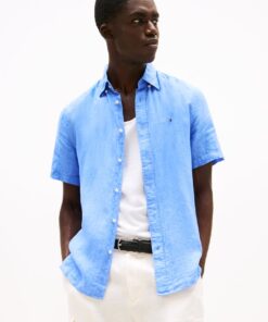 WASHED PURE LINEN SHIRT