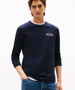 HILFIGER STACK LONG SLEEVE TEE