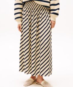 THE SOFIA CAPSULE PLEATED MAXI SKIRT