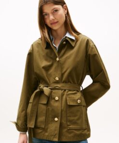 WATER REPELLENT BELTED FIELD JACKET