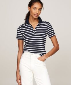 SLIM STRIPE POLO SHIRT