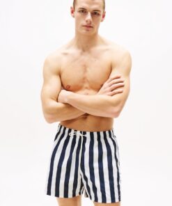 PRINT MID LENGTH SWIM TRUNKS