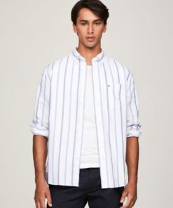 STRIPE RELAXED FIT OXFORD SHIRT