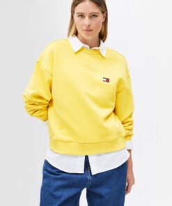 TOMMY BADGE BOXY SWEATSHIRT