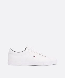 ESSENTIAL LEATHER LACE UP TRAINERS