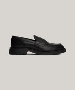 LEATHER CHUNKY SOLE LOAFERS