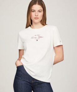 REGULAR SCRIPT CREW NECK T-SHIRT