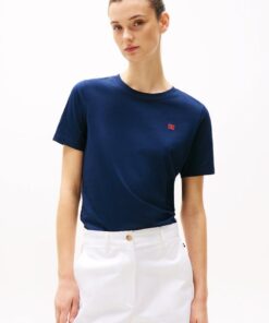 CONTRAST FLAG T-SHIRT