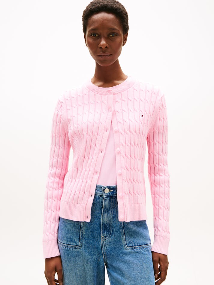 CABLE KNIT CARDIGAN