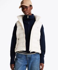 HIGH-SHINE WATER REPELLENT DOWN VEST