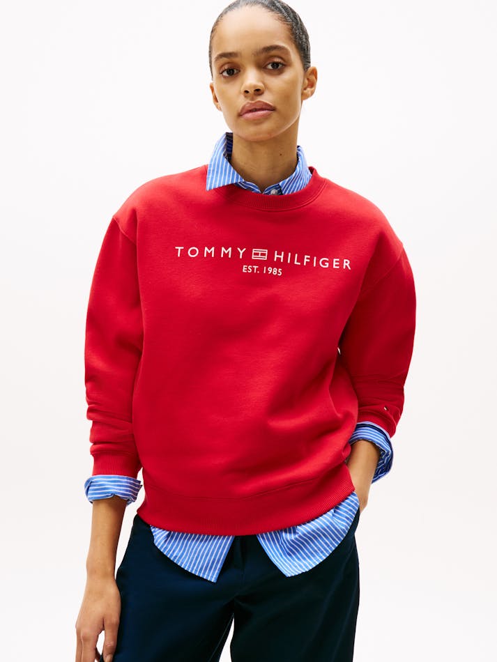 CHEST LOGO CREW NECK SWEATSHIRT