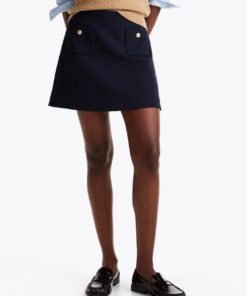BUTTON POCKET MINI SKIRT
