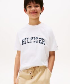 BOYS 8-16 MIXED LOGO RAGLAN SLEEVE T-SHIRT