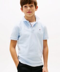 BOYS 8-16 ESSENTIAL FLAG EMBROIDERY REGULAR FIT POLO