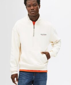 MONOTYPE QUARTER ZIP SWEATSHIRT