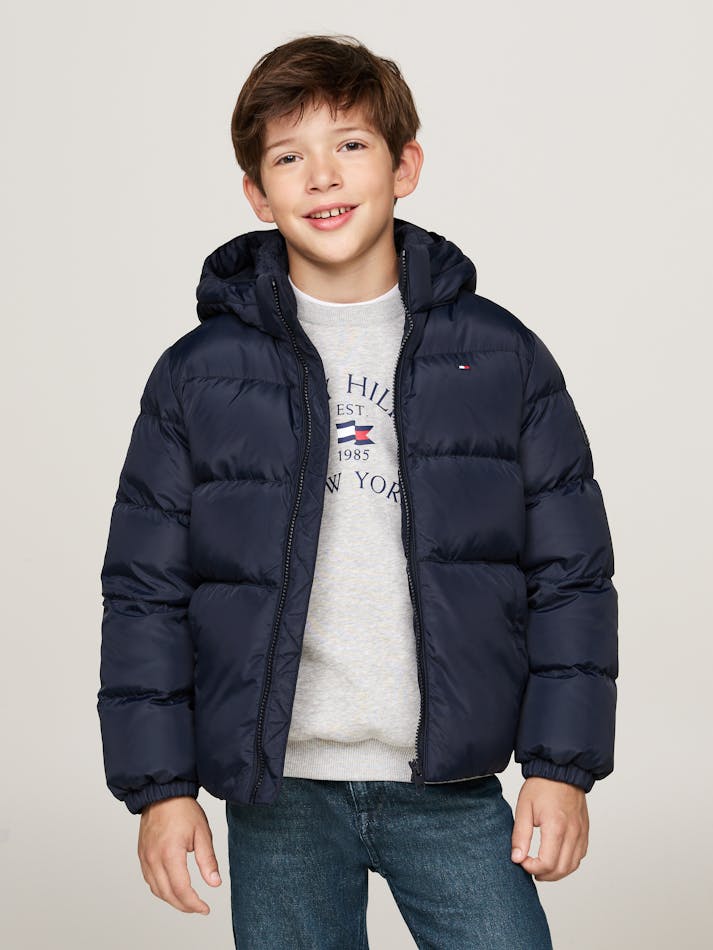 BOYS 8-16 ESSENTIAL PADDED HOODED JACKET