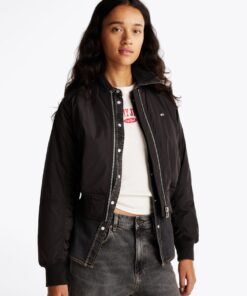 PADDED WATER REPELLENT BOMBER JACKET