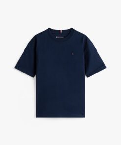 BOYS 3-7 FLAG EMBROIDERY CREW NECK T-SHIRT