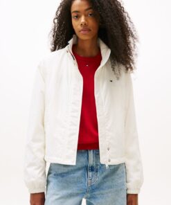 LOGO COLLAR RELAXED PADDED JACKET