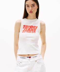 BUBBLE LOGO SLIM TANK TOP