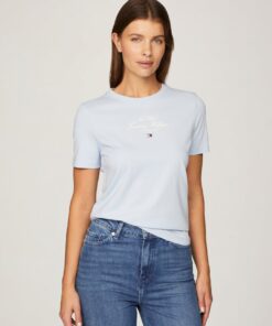 REGULAR SCRIPT CREW NECK T-SHIRT