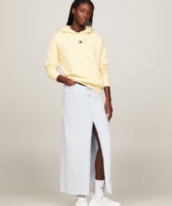 CLAIRE HIGH RISE DENIM MAXI SKIRT