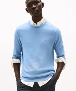 FLAG EMBROIDERY CREW NECK JUMPER